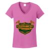 Women's Heavy Cotton 100% Cotton V Neck T Shirt Thumbnail