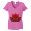 Women's Heavy Cotton 100% Cotton V Neck T Shirt Thumbnail