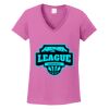 Women's Heavy Cotton 100% Cotton V Neck T Shirt Thumbnail