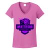Women's Heavy Cotton 100% Cotton V Neck T Shirt Thumbnail