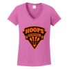 Women's Heavy Cotton 100% Cotton V Neck T Shirt Thumbnail