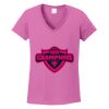 Women's Heavy Cotton 100% Cotton V Neck T Shirt Thumbnail