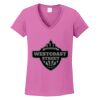 Women's Heavy Cotton 100% Cotton V Neck T Shirt Thumbnail