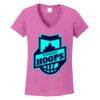 Women's Heavy Cotton 100% Cotton V Neck T Shirt Thumbnail