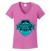 Women's Heavy Cotton 100% Cotton V Neck T Shirt Thumbnail