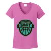 Women's Heavy Cotton 100% Cotton V Neck T Shirt Thumbnail