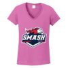 Women's Heavy Cotton 100% Cotton V Neck T Shirt Thumbnail