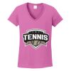 Women's Heavy Cotton 100% Cotton V Neck T Shirt Thumbnail