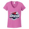 Women's Heavy Cotton 100% Cotton V Neck T Shirt Thumbnail