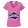 Women's Heavy Cotton 100% Cotton V Neck T Shirt Thumbnail