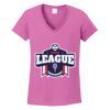 Women's Heavy Cotton 100% Cotton V Neck T Shirt Thumbnail