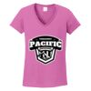 Women's Heavy Cotton 100% Cotton V Neck T Shirt Thumbnail