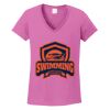 Women's Heavy Cotton 100% Cotton V Neck T Shirt Thumbnail