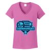 Women's Heavy Cotton 100% Cotton V Neck T Shirt Thumbnail