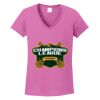 Women's Heavy Cotton 100% Cotton V Neck T Shirt Thumbnail