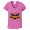 Women's Heavy Cotton 100% Cotton V Neck T Shirt Thumbnail