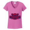 Women's Heavy Cotton 100% Cotton V Neck T Shirt Thumbnail